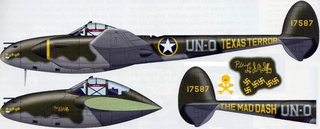 Lockheed p 38f 1 lo 41 7587