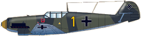 Messerschmitt bf 109d gelbe 1