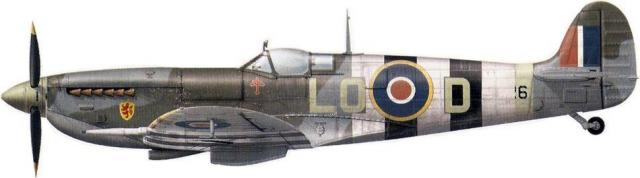 Supermarine spitfire lf ix lo d mh526 p o pierre clostermann 602 sqn ford 6th june 1944