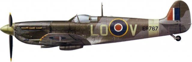 Supermarine spitfire lf vb lo v ep767 602 sqn skeabrae orcades february march 1944
